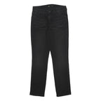 LEVI'S Womens Black Slim Skinny Denim Jeans W29 L32 Cotton Blend Zip Fastening