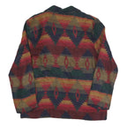 BEDFORD FAIR Womens Beige & Multicoloured Geometric Cotton Blend Blazer UK 8