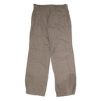 LOFT Womens Cotton Blend Beige Regular Button Closure Trousers W30 L31 Casual