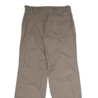 LOFT Womens Cotton Blend Beige Regular Button Closure Trousers W30 L31 Casual