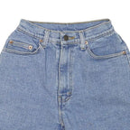JORDACHE Womens Denim Blue Casual Shorts S W24 High Waist Classic Fit