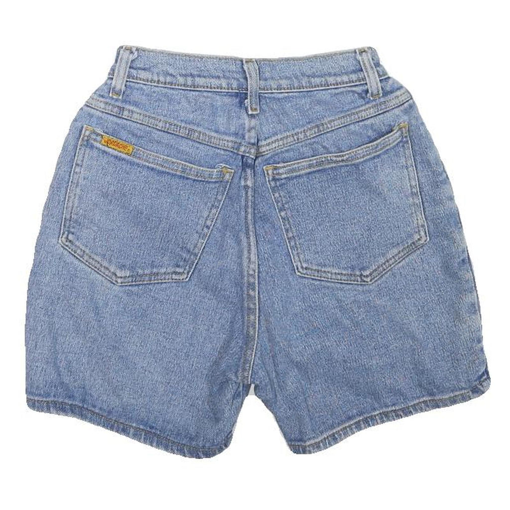 JORDACHE Womens Denim Blue Casual Shorts S W24 High Waist Classic Fit