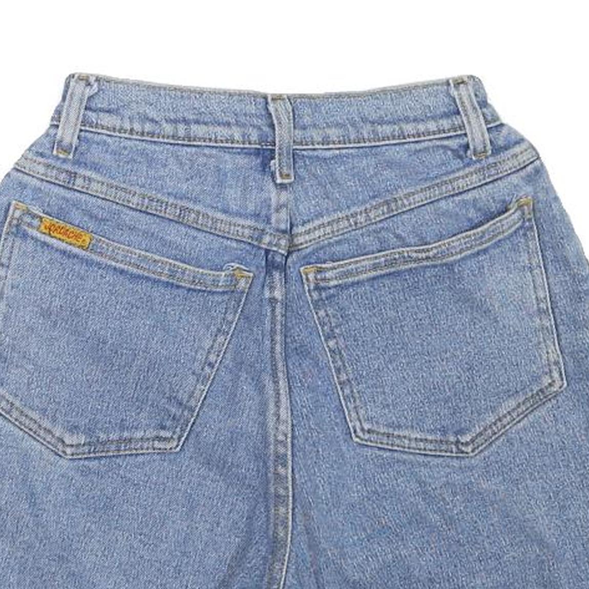 JORDACHE Womens Denim Blue Casual Shorts S W24 High Waist Classic Fit