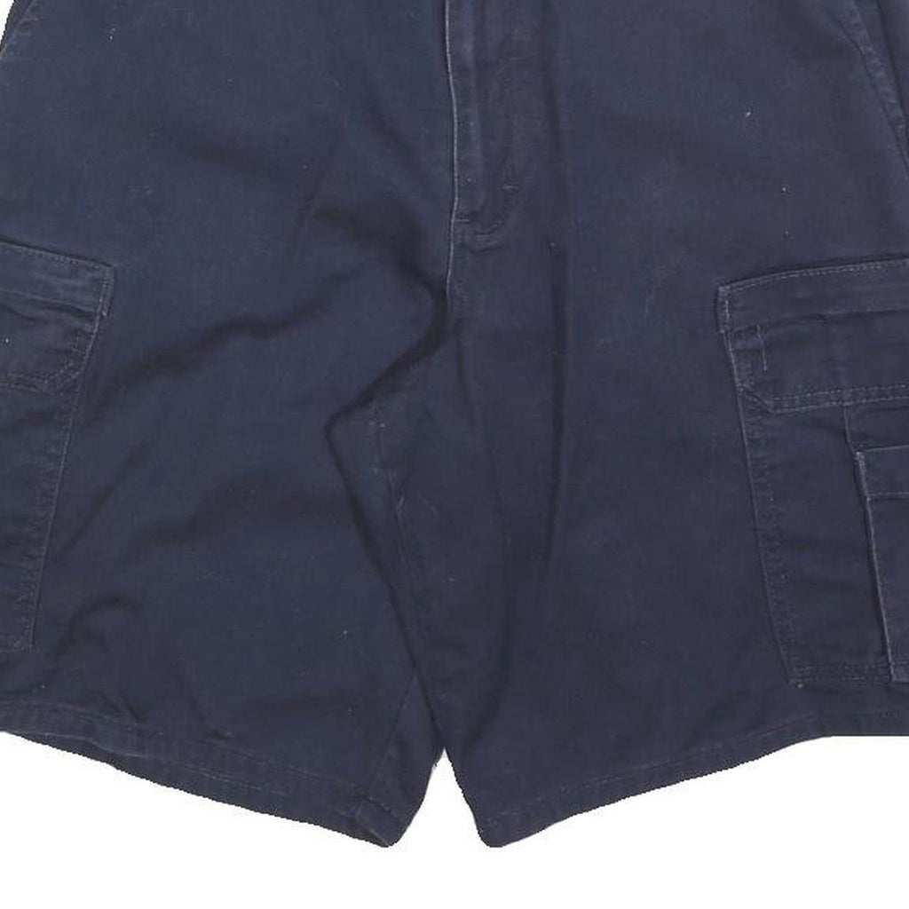 DICKIES Mens Navy Blue Cargo Shorts M W32 Utility Workwear Cotton Blend