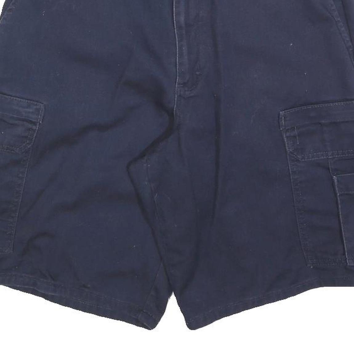 DICKIES Mens Navy Blue Cargo Shorts M W32 Utility Workwear Cotton Blend