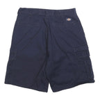 DICKIES Mens Navy Blue Cargo Shorts M W32 Utility Workwear Cotton Blend