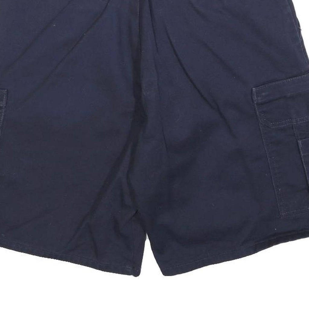 DICKIES Mens Navy Blue Cargo Shorts M W32 Utility Workwear Cotton Blend