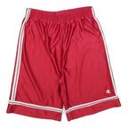 CHAMPION Mens Red Sports Casual Shorts L W32 Lightweight Polyester