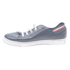 TOMMY HILFIGER Womens Casual Low Top Leather Trainers Navy Blue UK 5 Comfort