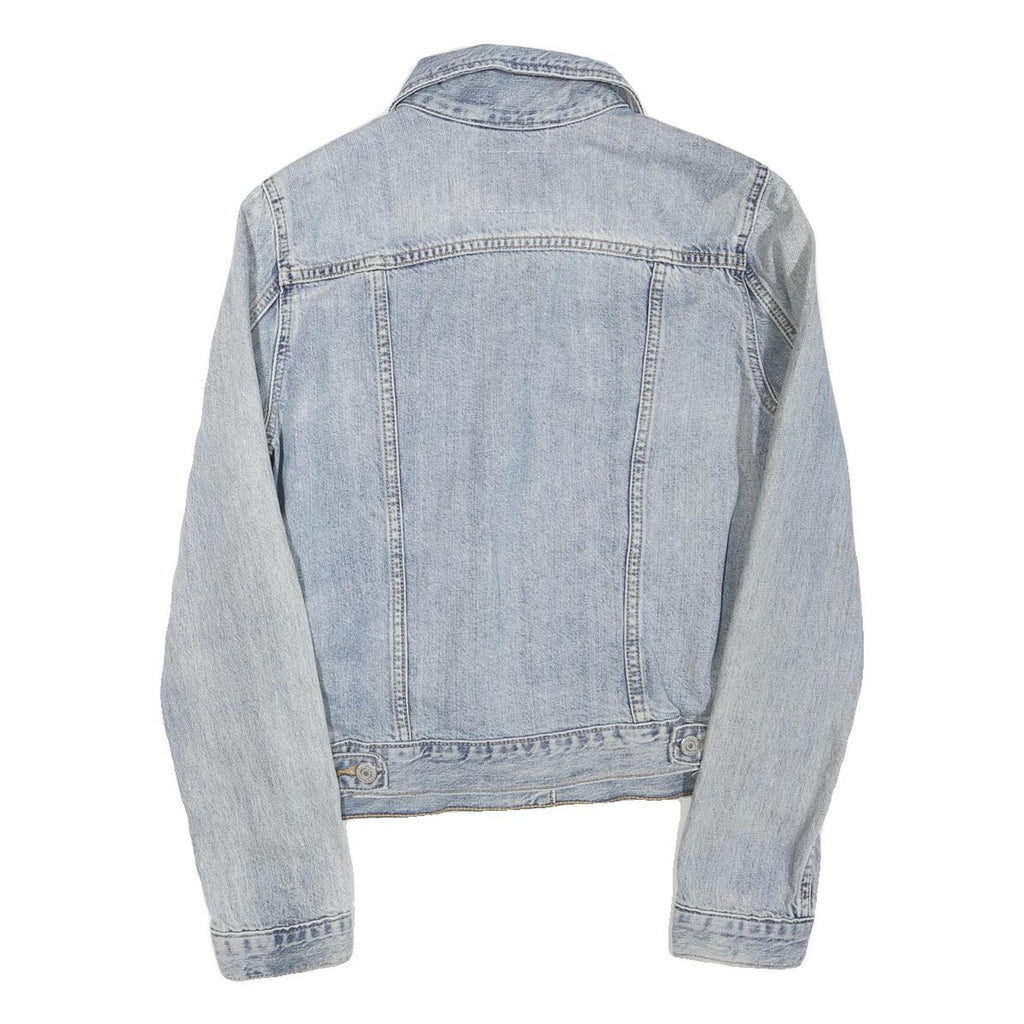 LEVI'S Mens Blue Denim Jacket M Cotton Blend Classic Button Closure Timeless