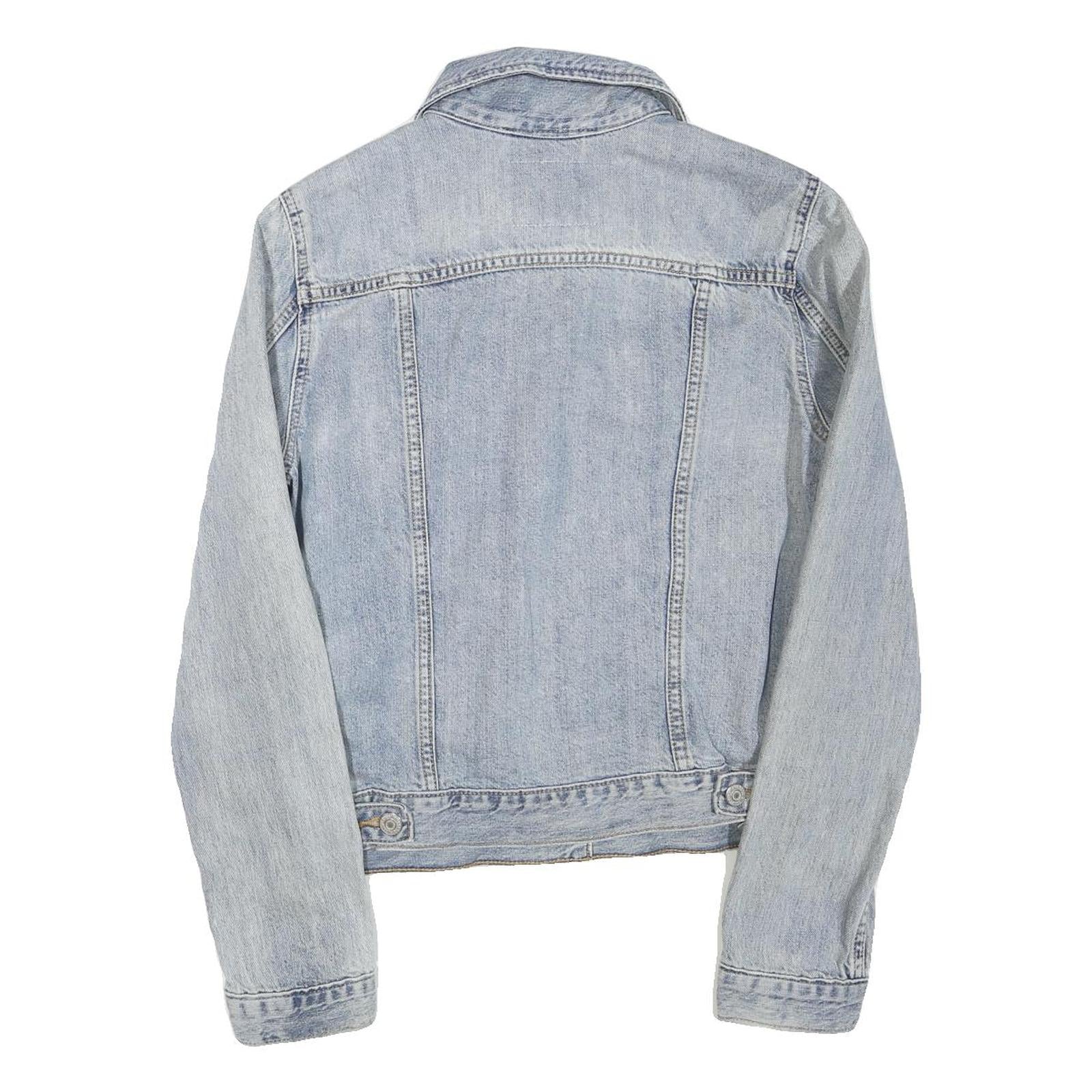 LEVI'S Mens Blue Denim Jacket M Cotton Blend Classic Button Closure Timeless