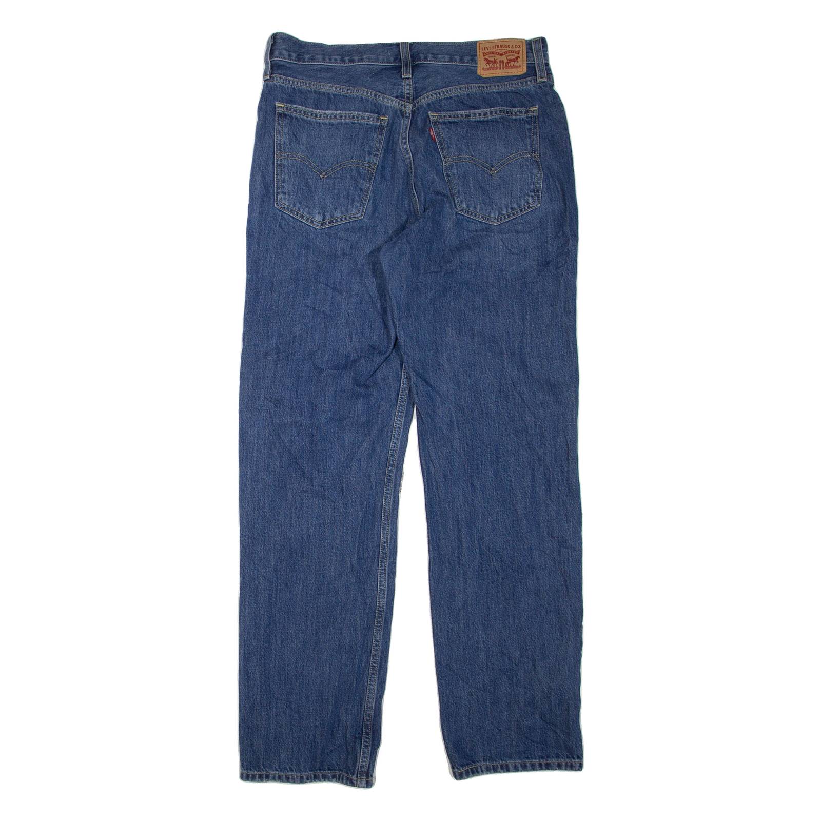 LEVI'S Low Pro Distressed Womens Jeans Blue Regular Straight W29 L32
