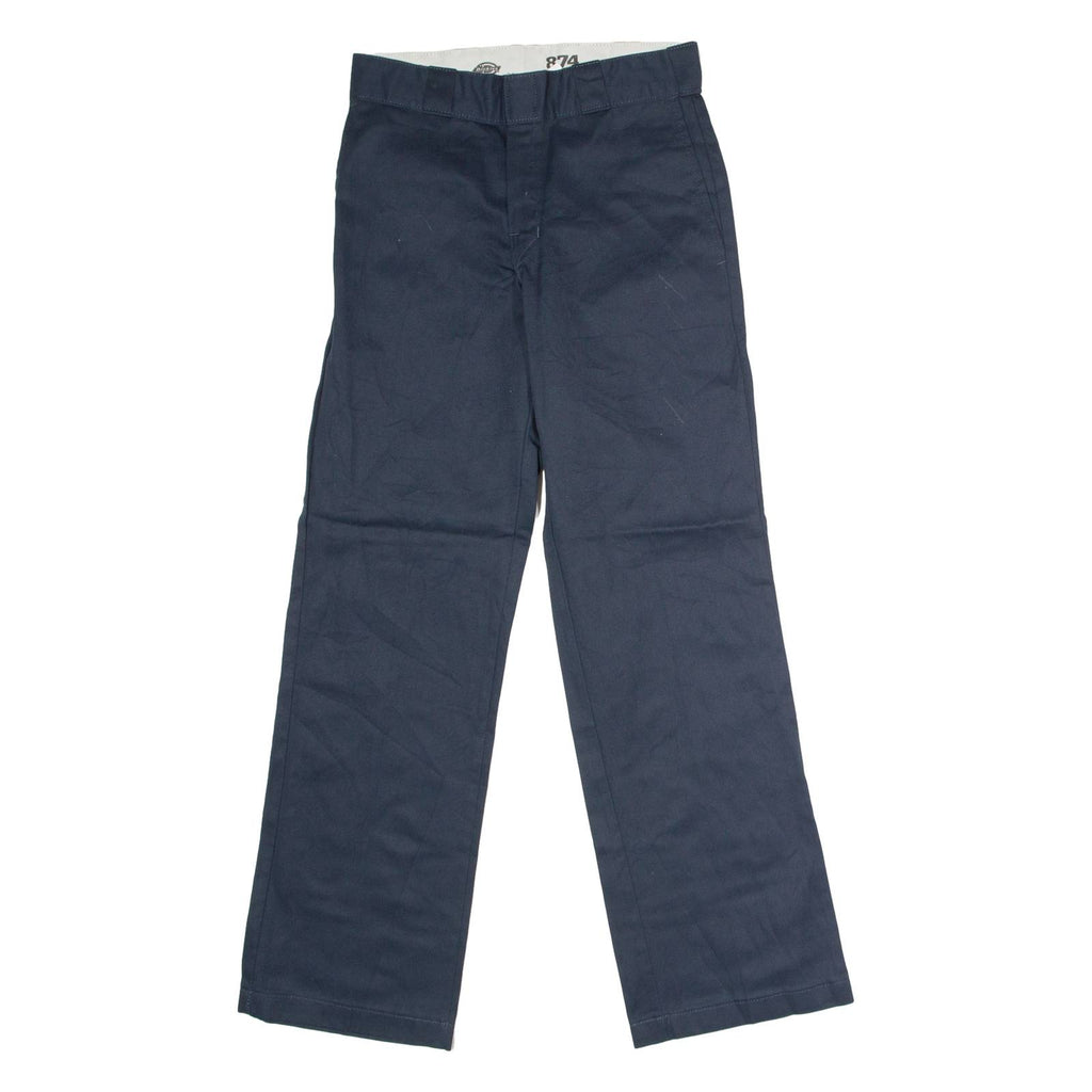 DICKIES 874 Workwear Mens Twill Trousers Blue Classic Straight W28 L30