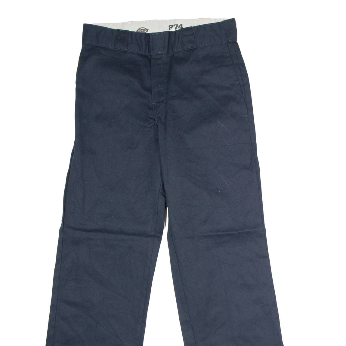 DICKIES 874 Workwear Mens Twill Trousers Blue Classic Straight W28 L30