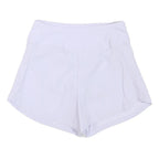 NIKE Womens White Sports Shorts S W26 Activewear Bottoms Fitness Gym Wear