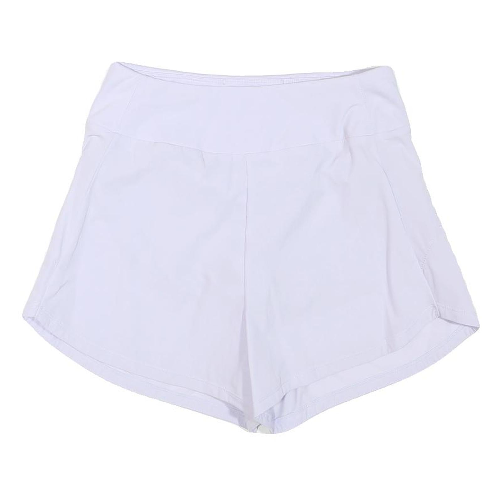 NIKE Womens White Sports Shorts S W26 Activewear Bottoms Fitness Gym Wear