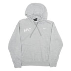 NIKE Mens Grey Hoodie L Irish Fishing Club Pullover Cotton Blend Drawstring