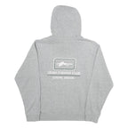 NIKE Mens Grey Hoodie L Irish Fishing Club Pullover Cotton Blend Drawstring