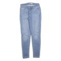 LEVI'S Womens Slim Blue Denim Jeans W26 L30 Stretch Cotton Blend Skinny
