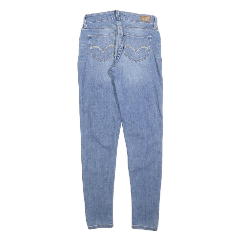 LEVI'S Womens Slim Blue Denim Jeans W26 L30 Stretch Cotton Blend Skinny