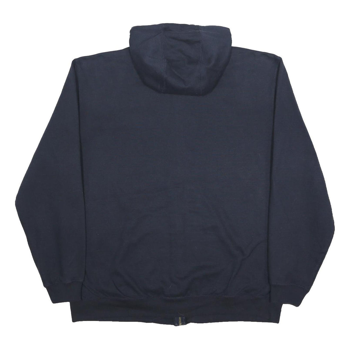 CARHARTT Mens Navy Blue Full Zip Hoodie XL Workwear Casual Cotton Blend