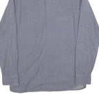 NAVYBOOT Mens Blue Shirt S Cotton Blend Patterned Long Sleeve Button Closure