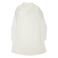 SELECTION DE GIVENCHY Womens White Wool Blend Classic Jacket M Plain Elegant