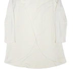 SELECTION DE GIVENCHY Womens White Wool Blend Classic Jacket M Plain Elegant