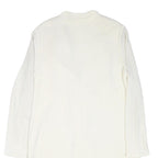SELECTION DE GIVENCHY Womens White Wool Blend Classic Jacket M Plain Elegant