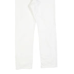 LEVI'S 501 Womens Jeans White Regular Straight Denim Raw W29 L30 Button Closure