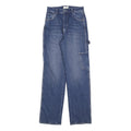TALLY WEIJL Womens Blue Regular Straight Denim Jeans W28 L32 Utility Cargo Style