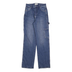 TALLY WEIJL Womens Blue Regular Straight Denim Jeans W28 L32 Utility Cargo Style