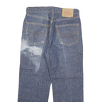 LEVI'S 524 Mens Jeans Blue Regular Straight Denim Medium W25 L29 Red Trim