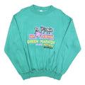 Womens Green Sweatshirt Run In The Nature Green Maraton Crew Neck M Casual