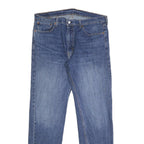 LEVI'S 505 Mens Jeans Blue Regular Straight Denim Medium W38 L34 Classic Fit Zip