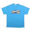 PORT & COMPANY Mens Blue Brayton Laster 03 Graphic T-Shirt XL Short Sleeve Crew