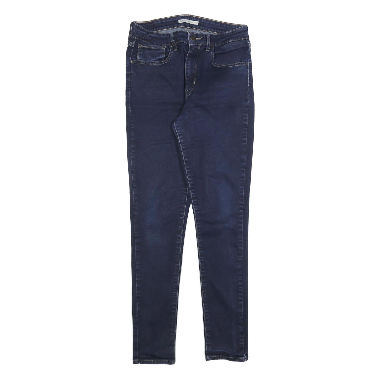 LEVI'S 721 Womens Jeans Blue Slim Skinny Denim Medium W30 L30 Classic Fit