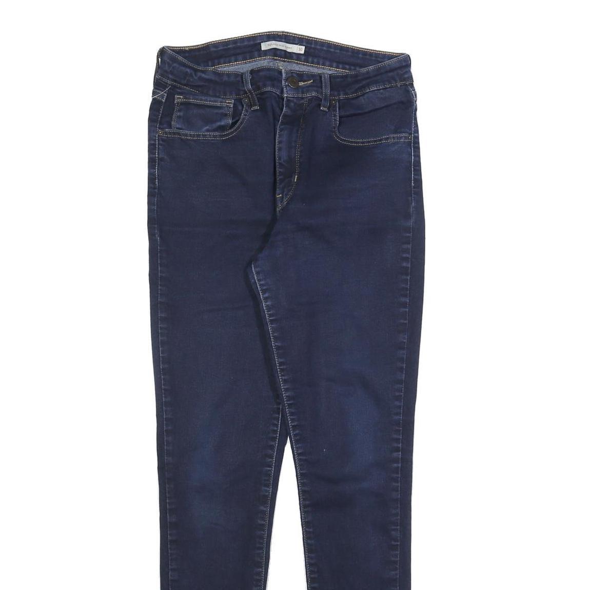 LEVI'S 721 Womens Jeans Blue Slim Skinny Denim Medium W30 L30 Classic Fit