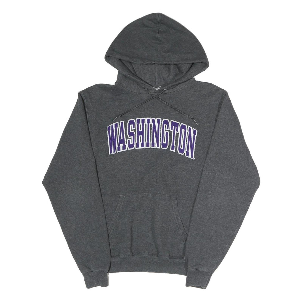 CHAMPION Mens Grey Washington Pullover Hoodie S Cotton Blend Sweatshirt