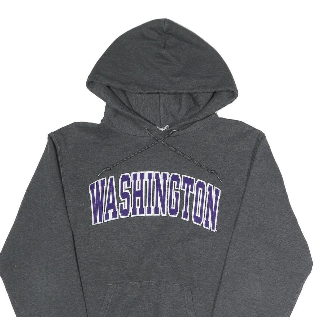 CHAMPION Mens Grey Washington Pullover Hoodie S Cotton Blend Sweatshirt