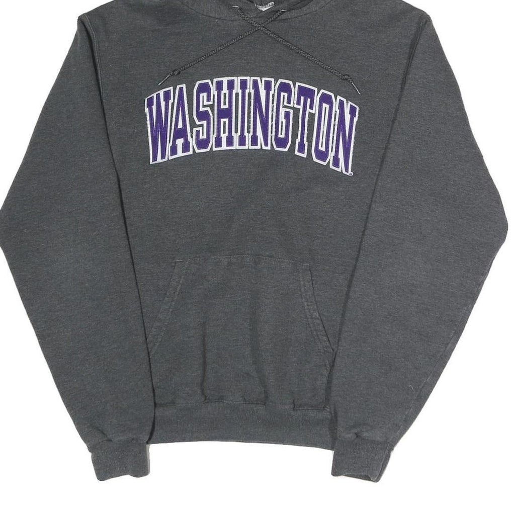 CHAMPION Mens Grey Washington Pullover Hoodie S Cotton Blend Sweatshirt