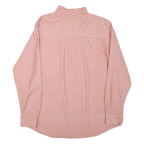 CHAPS Mens Pink Cotton Blend Shirt XL Button-Down Collar Long Sleeve Casual