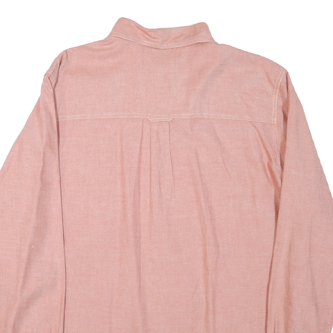 CHAPS Mens Pink Cotton Blend Shirt XL Button-Down Collar Long Sleeve Casual