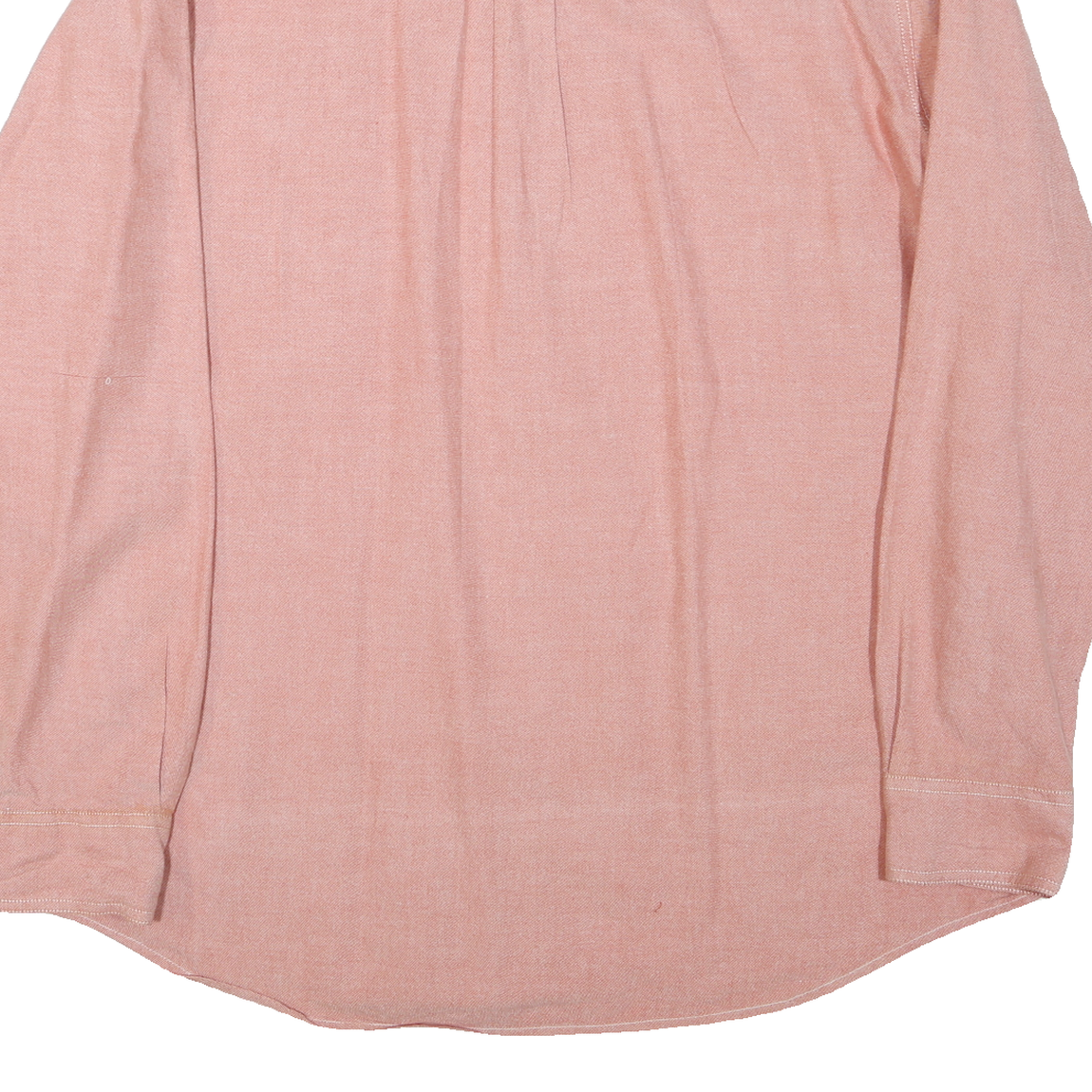 CHAPS Mens Pink Cotton Blend Shirt XL Button-Down Collar Long Sleeve Casual