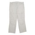 CLOCKHOUSE Mens Cotton Beige Regular Fit Straight Leg Trousers W34 L30 Casual