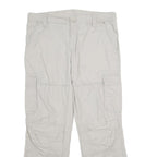 CLOCKHOUSE Mens Cotton Beige Regular Fit Straight Leg Trousers W34 L30 Casual