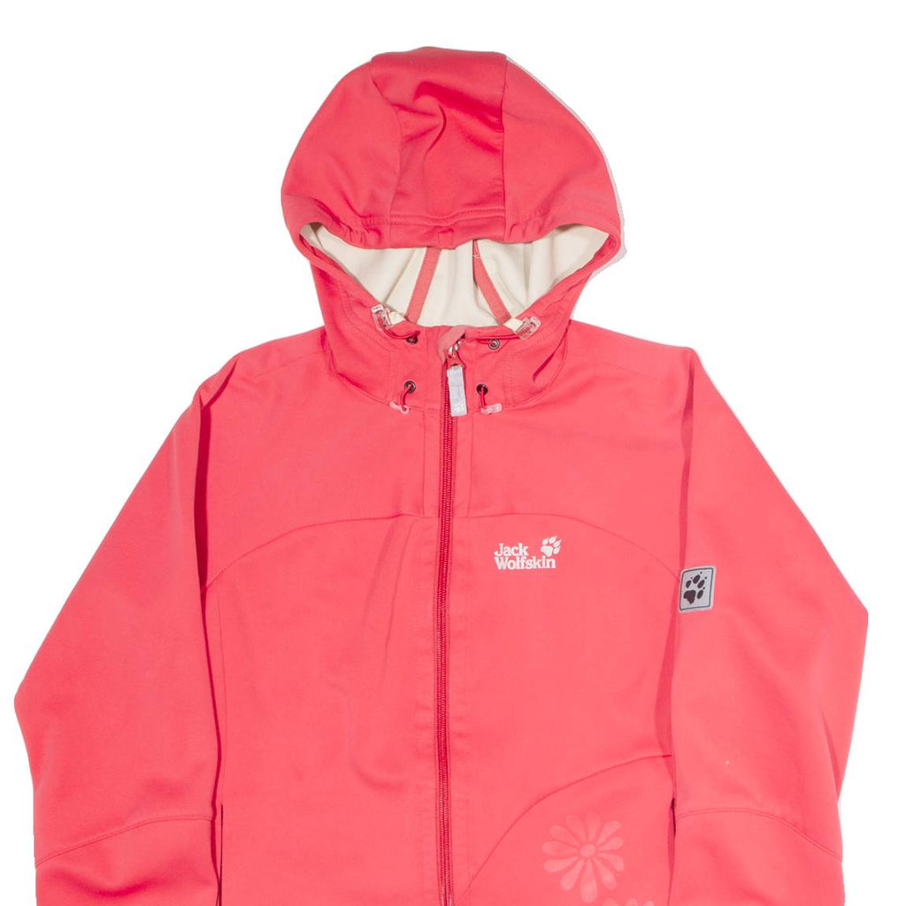 JACK WOLFSKIN Mens Jacket Pink Hooded M