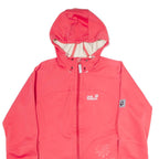 JACK WOLFSKIN Mens Jacket Pink Hooded M