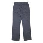 LEVI'S Mens Cotton Blend Navy Regular Straight Trousers W29 L31 Casual Zip