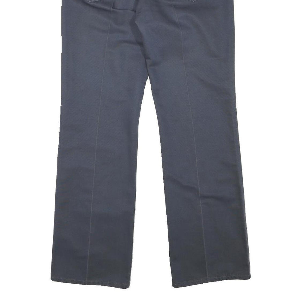 LEVI'S Mens Cotton Blend Navy Regular Straight Trousers W29 L31 Casual Zip